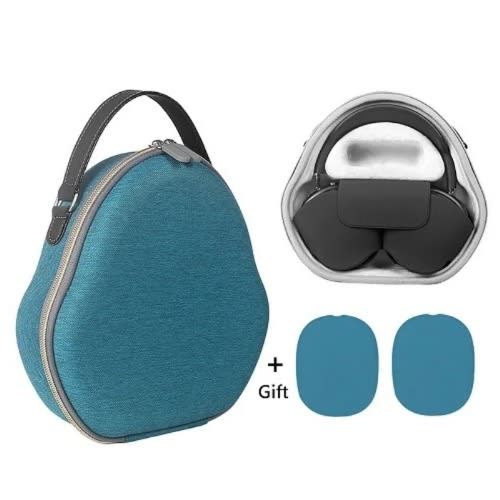 Airpods Max Headphones Carrying Travel Case Bag + Free 2 Protective Earmuffs