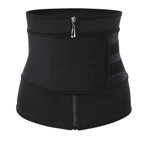 WAIST AND TUMMY TRIMMER BELT --BLACK