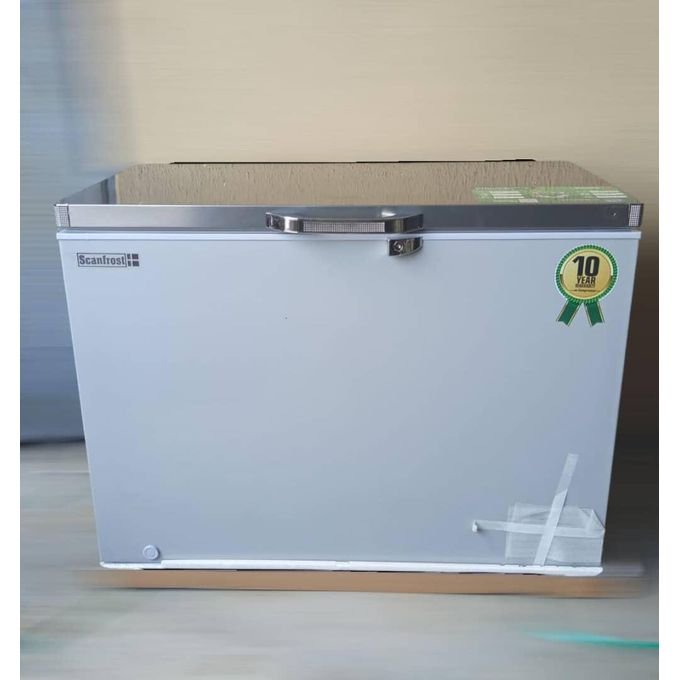 Scanfrost Newest improved anti rust body 300ltrs inverter chest freezer with digital display and 3 in 1 technology freezer convertible to refrigerator and chiller