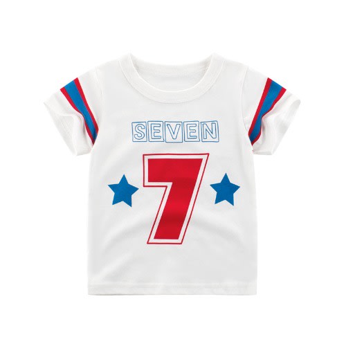 Boys' 7 Print T-shirt - White