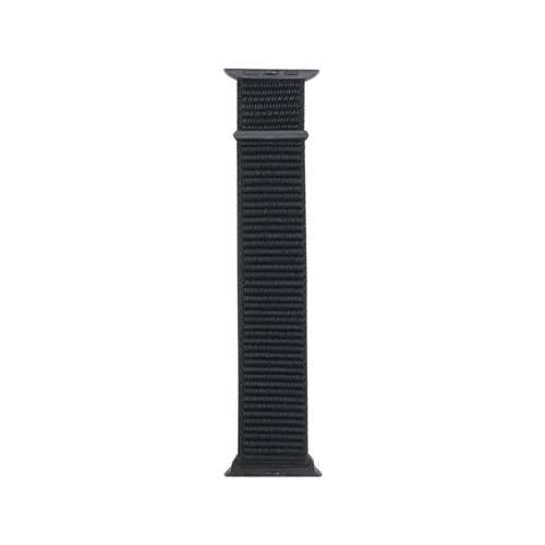 Nylon Strap For Apple Watch All Series - 45mm - 44mm - 42mm - Black