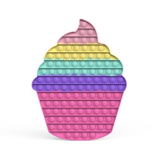 Fidget Toys Pack Its Square AntistressPush Bubble Rainbow Pop For Hands Popins Pops Reliver Stress For Adults W