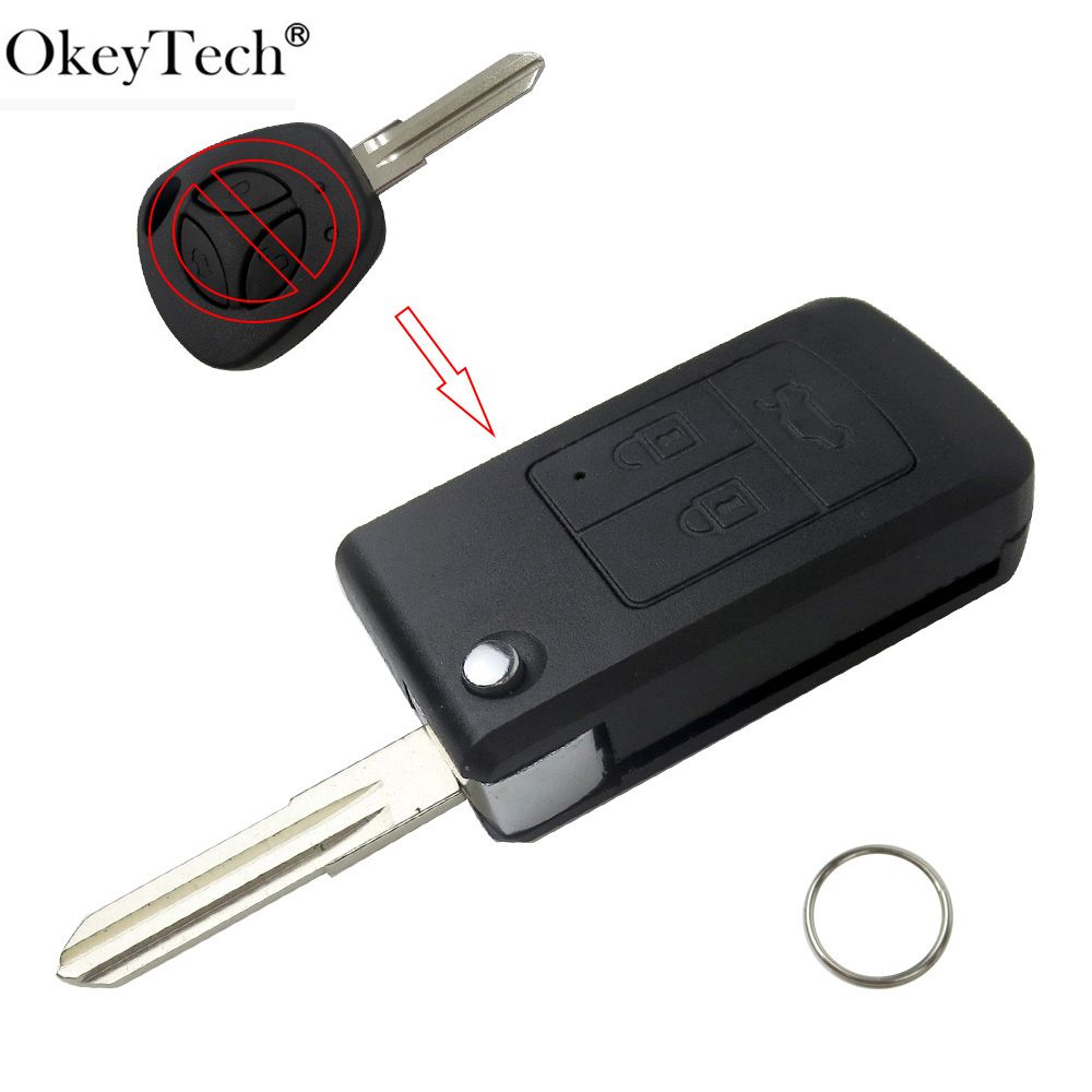 Flip Folding Modified Remote Car Key Case For Lada