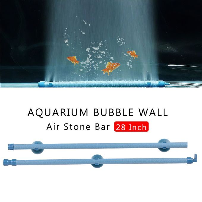 Aquarium Bubble Wall Air Stone Bar 28 Inch Fish Tank Bubble