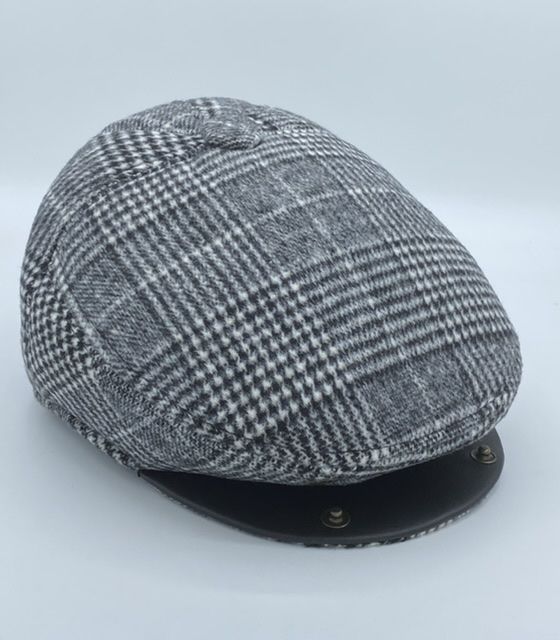 Pin Down Classic Checkered Men's Panama Hat