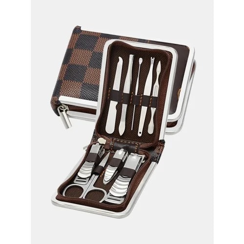 Nail Clippers Set - 9 Pieces - Stainless Steel