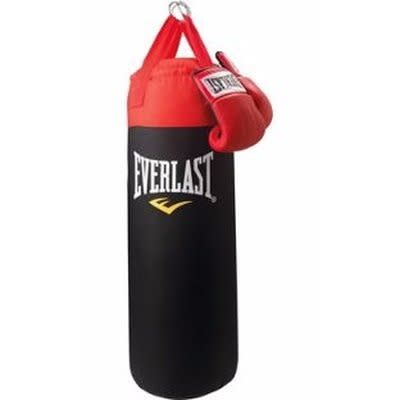 Giant Size Punching Bag - 4ft - 40kg + Boxing Gloves