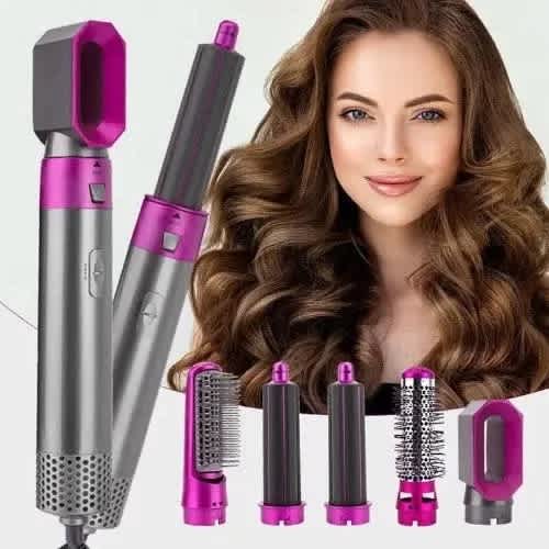 5 In 1 Multifunctional Hair Dryer Comb Styler Hot Air Comb