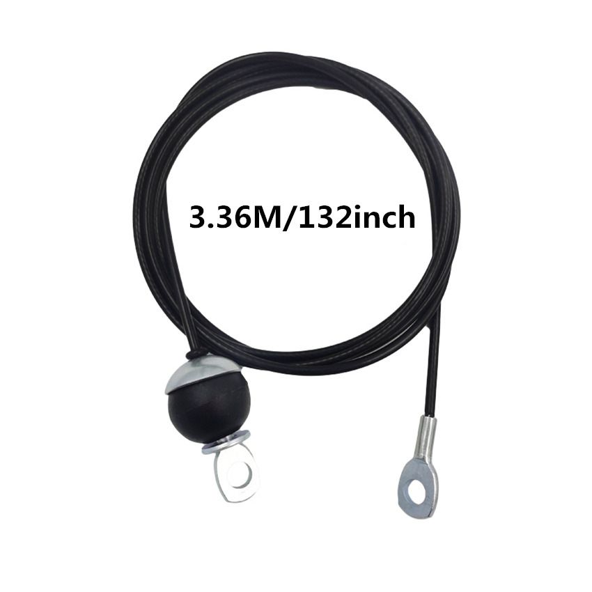 Black Gym Steel Cable Wire Rope 5mm Heavy Duty Parts Accessories For Lifting Training Pulley Home