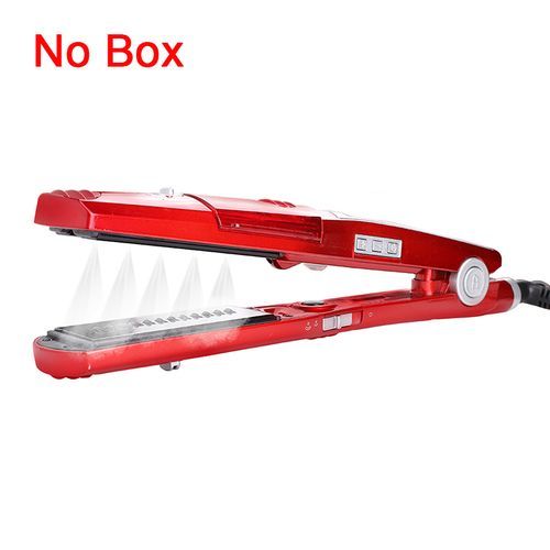 Volumizing Hair  Electric Curling  Styling Tools Ceramic Straightening Hair Curler Professional Hair Straightener Red No Box