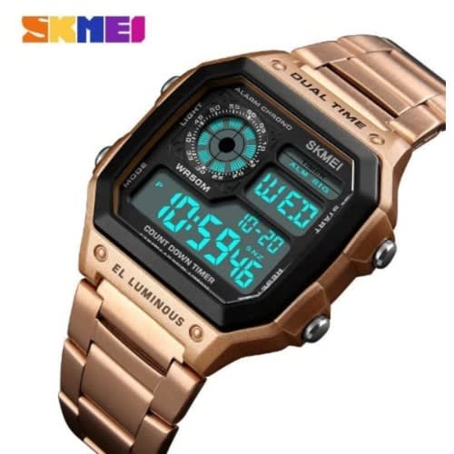 Men's Stainless Steel Bracelet Strap Wrist Watch