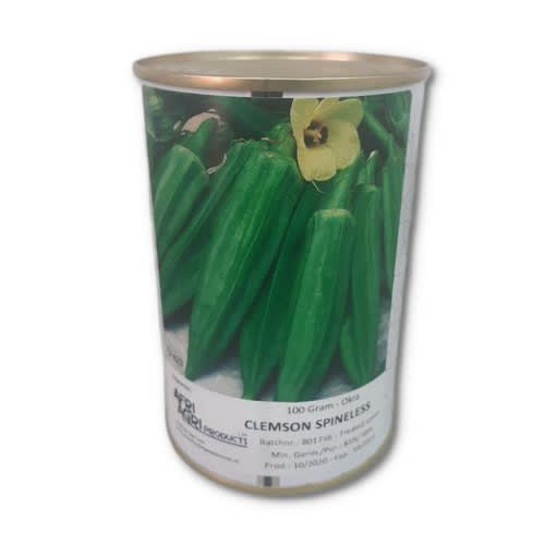 Clemson Spineless Okra Seeds - 100 Grams