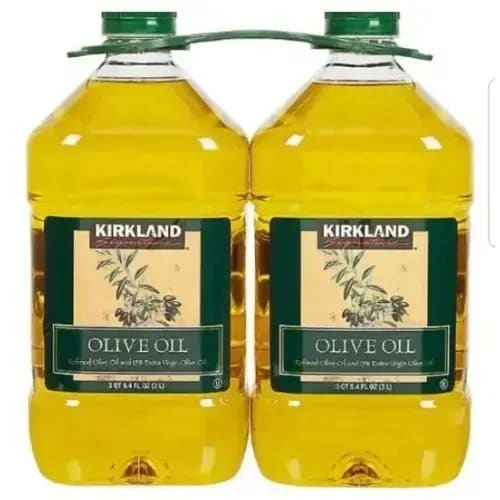 Kirkland Signature Refined Olive Oil & Its Extra Virgin Olive Oil - 3 Litres X 2