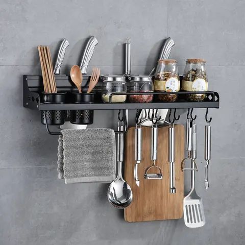 Wall Mounted Aluminum Kitchen Rack