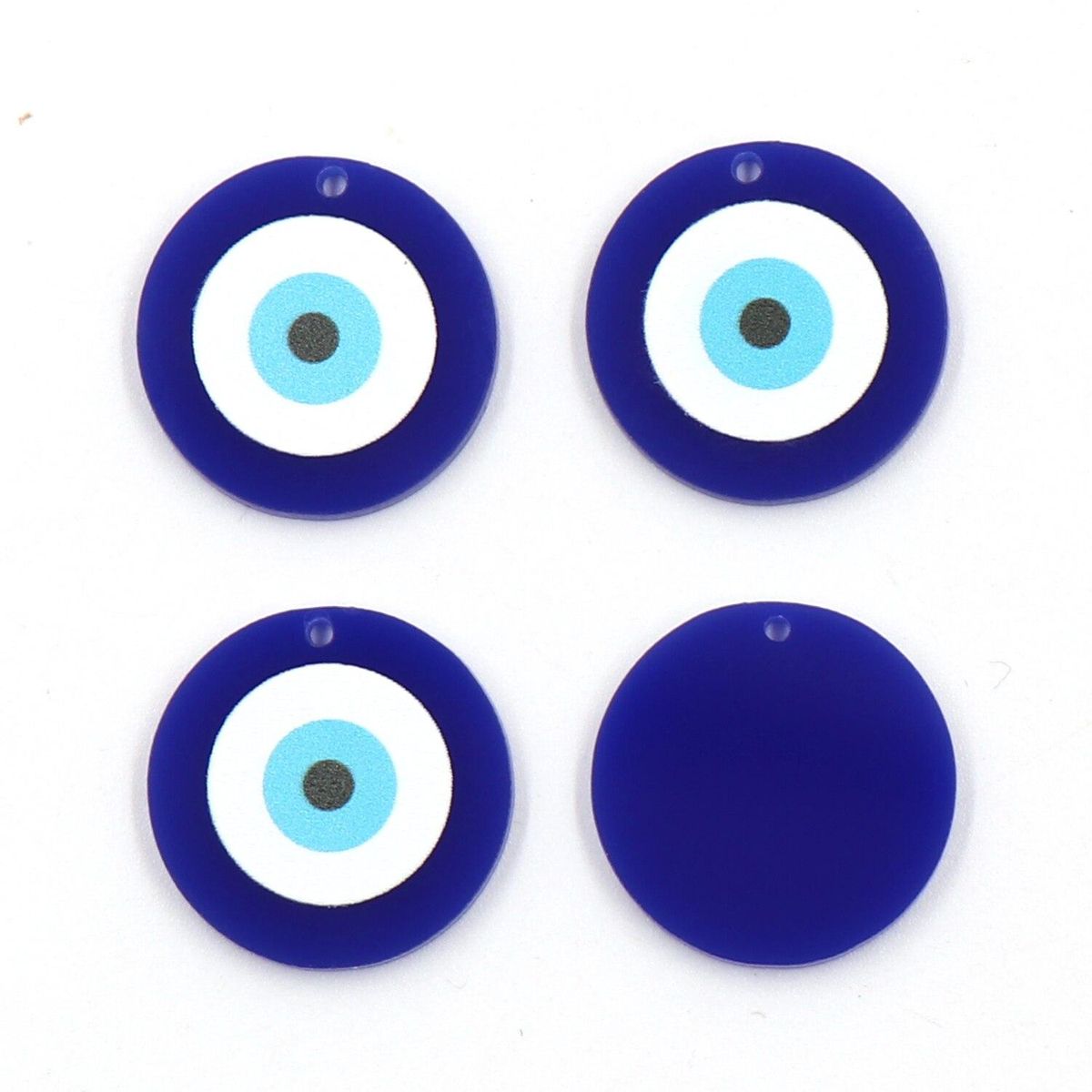 Set of 10-20mm Hot sale CN eyeball TRENDY Printing Acrylic Findings