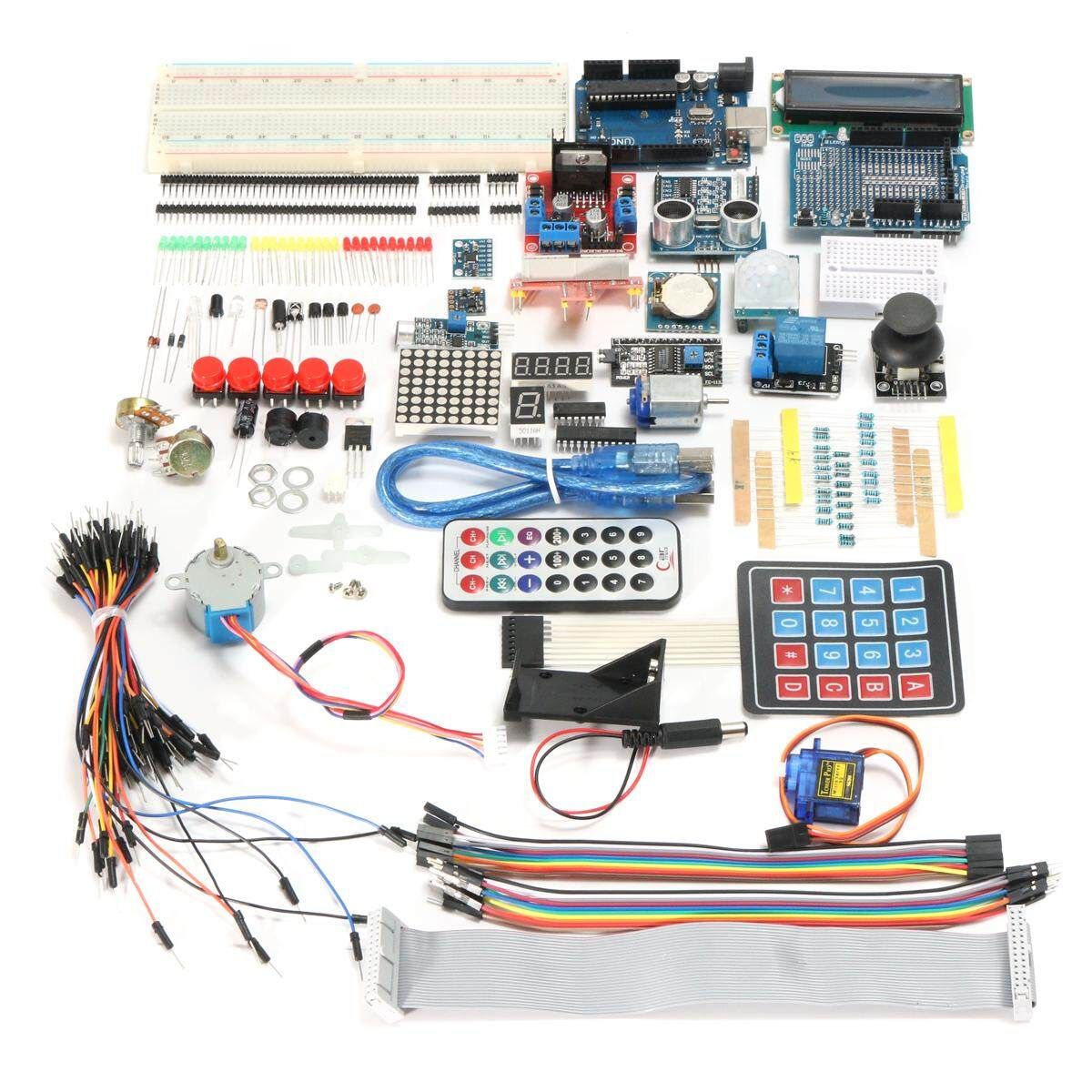Professional UNO R3 Starter Kit For Arduino LCD Servo Motor Compass Gyro US