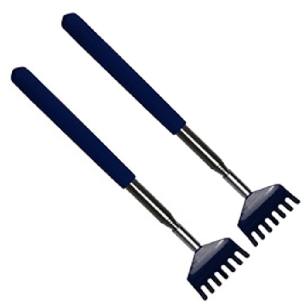 2 Pack Portable Extendable Back Scratcher, Metal Stainless