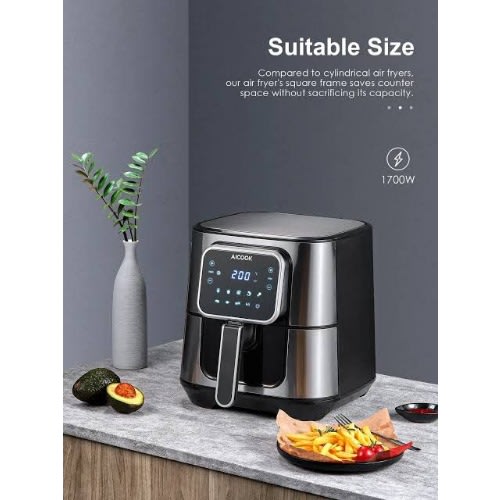 Voaas Digital 8l Air Fryer  Vs-af68d - 1800W