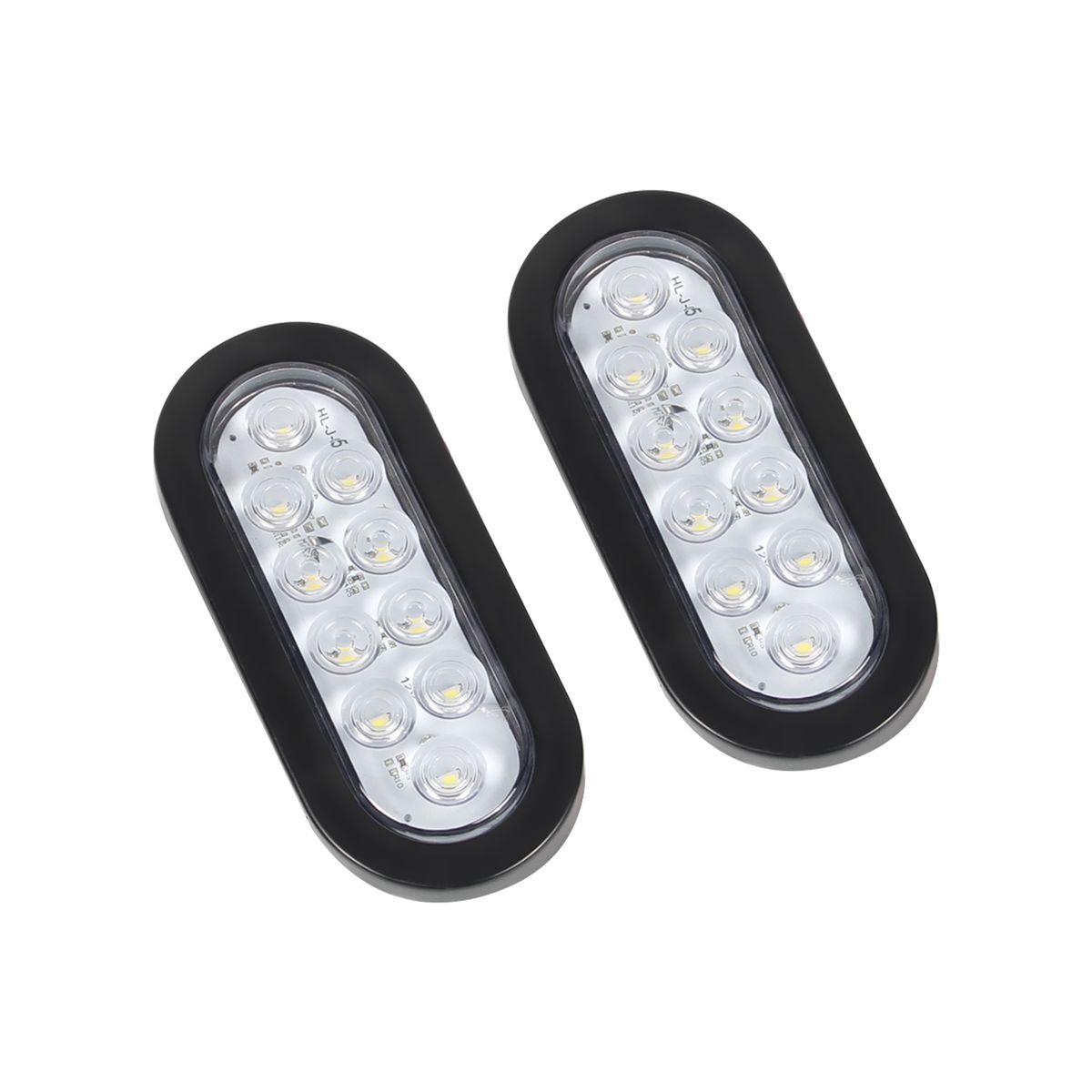 2PCS Oval Sealed LED Turn Signal And Parking Light Kit With