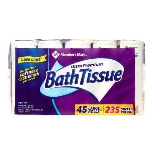 Ultra Premium Bath Tissue - 45 Rolls - 235 Sheets Per Roll