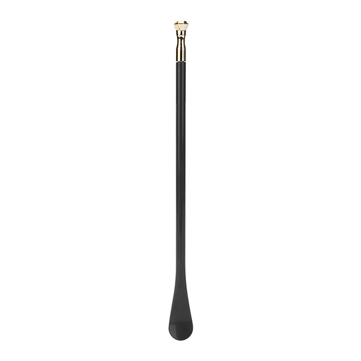 Mixing Spoon 2 in 1 Long Handle Fruit Skewer Stirring Rod Black