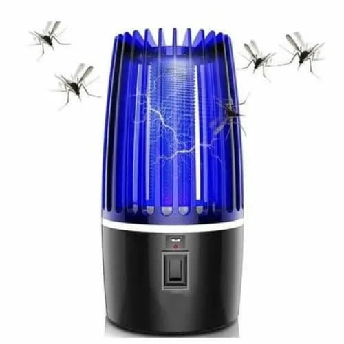 Rechargeable Mosquito Killer Lamp Electric Shock-blue
