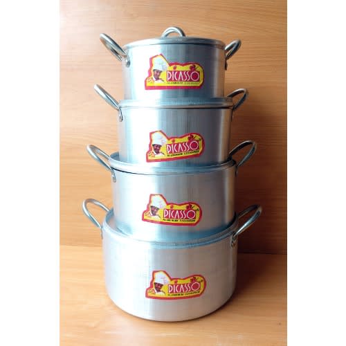 4pcs Set Of Picasso Cooking Pot