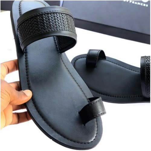 Male Basket Toe Slippers