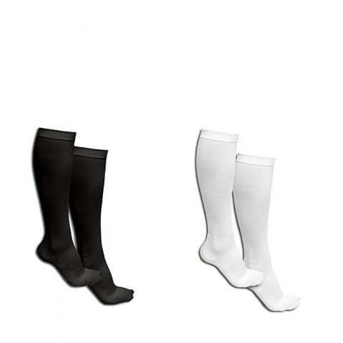2 In 1 Anti Fatigue Compression Miracle Socks - Black & White