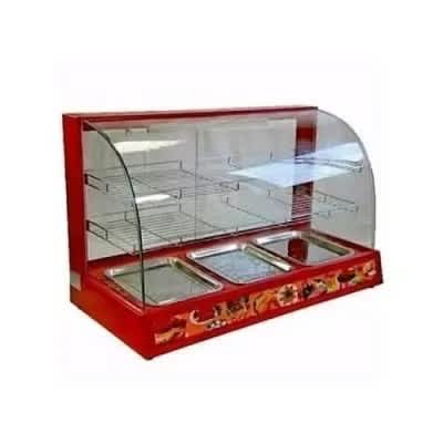 3 Plate Snacks Showcase Warmer