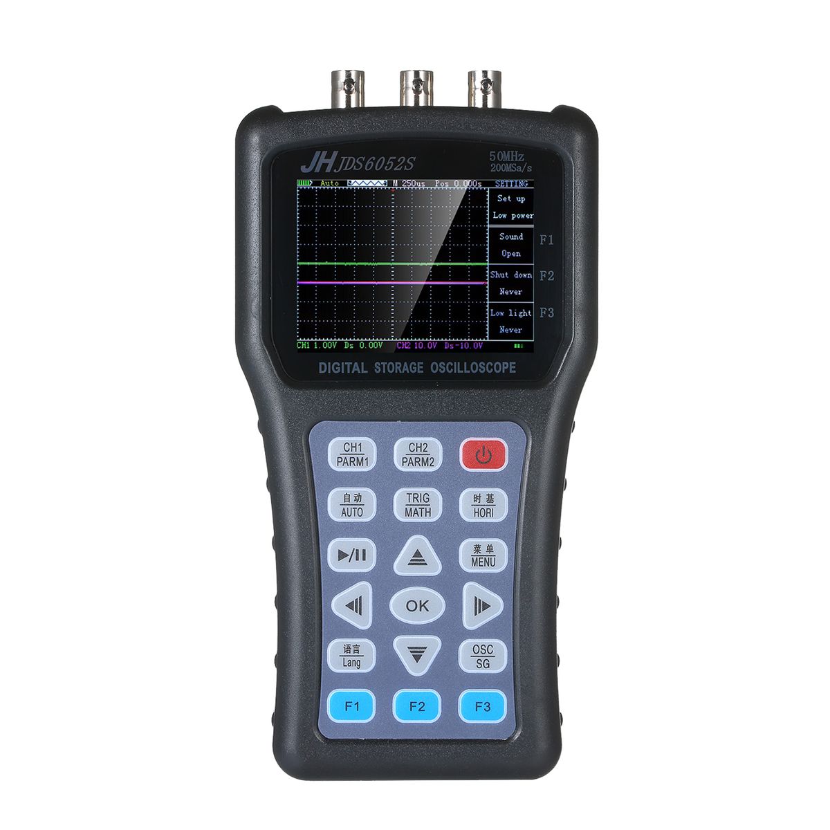 2-in-1 Oscilloscope   Function Signal Generator Dual Channel