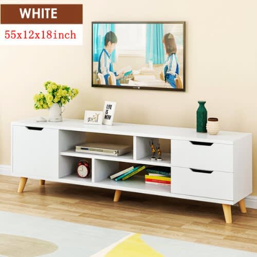 Kudosale Tv Stand Console Storage Entertainment
