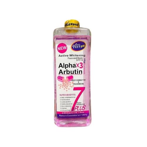 Veet Gold Alphax3 Arbutin Body Corrector Oil - 1000ml