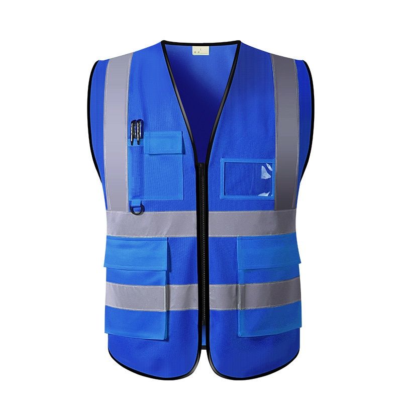 High Visibility Reflective Safety Vest With-Royal Blue