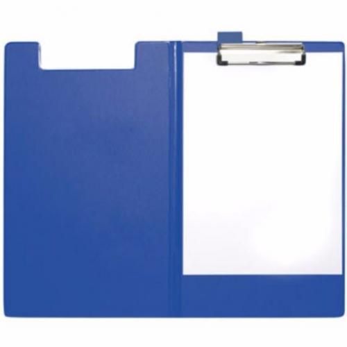 (6 Pieces) Clip Boards PVC Opaque A4 Blue