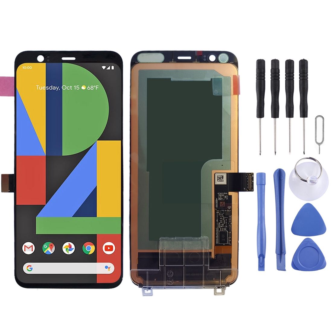 LCD Screen For Google Pixel 4 With Digitizer Fullembly(Black)