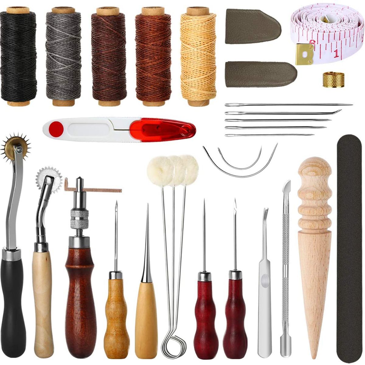 31Pcs Leather Sewing Tools DIY Leather Craft Hand Stitching