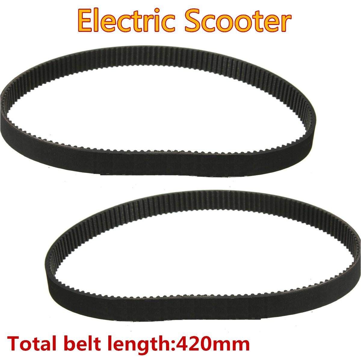 2pcs 3M-420-12 Rubber 12mm Width Drive Belt Electric Bike E-Bike Scooter