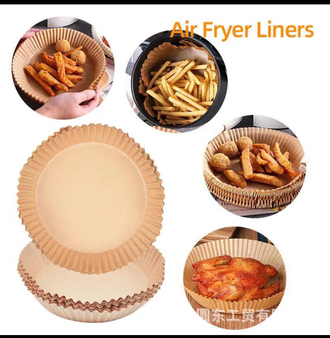 Air Fryer Parchment Paper Liners Baking Cooking 50PCS