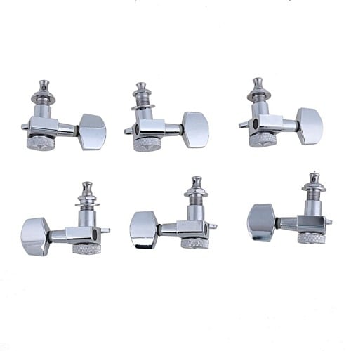 6-Piece Metal Guitar String Knob Tuning Pegs Set For Acoustic Guitar