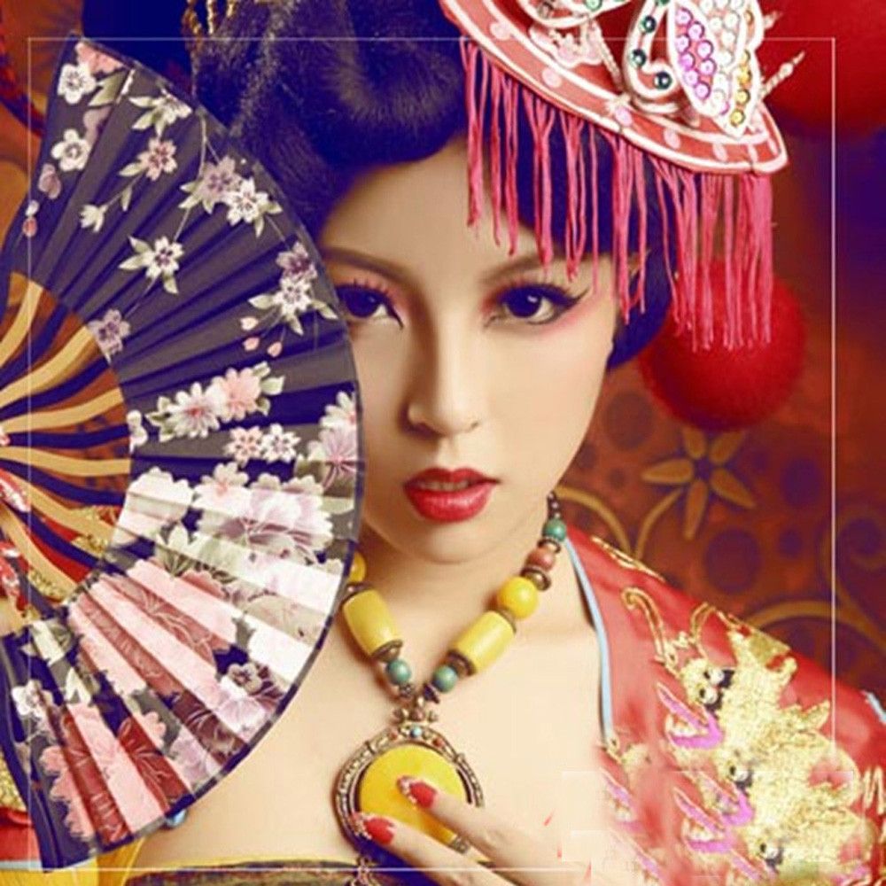 Style Dance Hand Decor Gifts Vintage Party Carved Hand Wedding Bamboo Chinese Folding Flower Held 2019 Pocket Fan Fragrant Fans