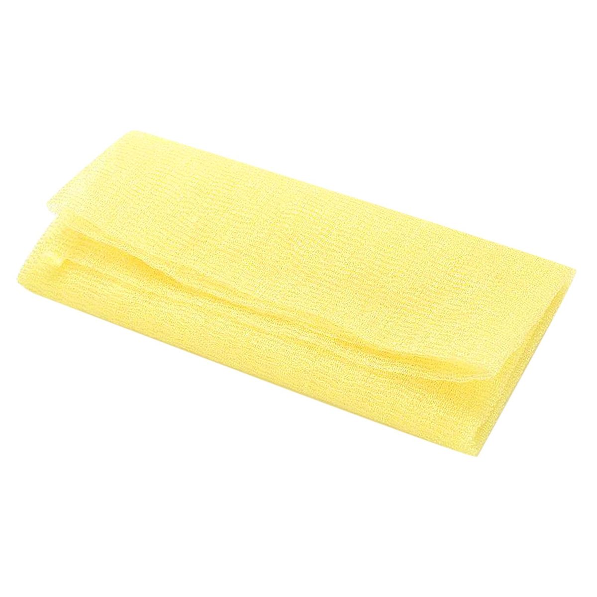 1pc Nylon Exfoliating Bath Towel Cloth Household Yellow