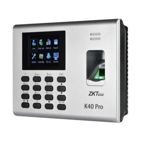 ZKTeco K40 Biometric Fingerprint Time Attendance With Ethernet Port For Remote Access Control And Backup Battery