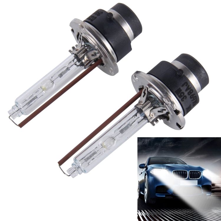 2 PCS D2S 35W 3900 LM 5500K HID Bulbs Xenon Lights Lamps