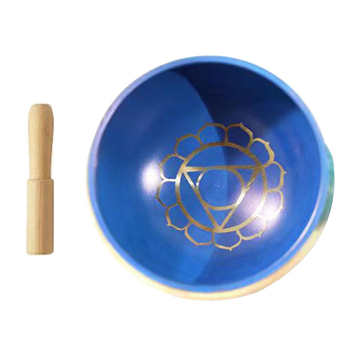 Singing Bowl Nepal Tibetan Bowl Sound Bowl For Relaxation Blue