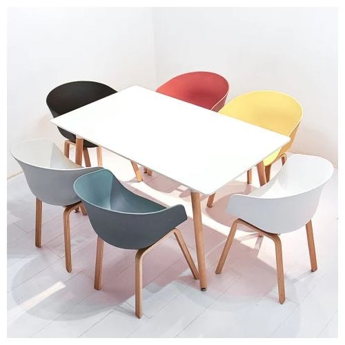 Multi Coloured Luxury Dining Set Of Table & Chairs