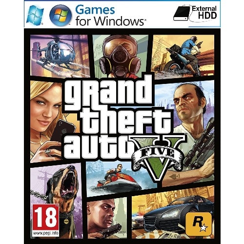 Grand Theft Auto 5 GTA V PC Game + Flash Drive + Free Gift