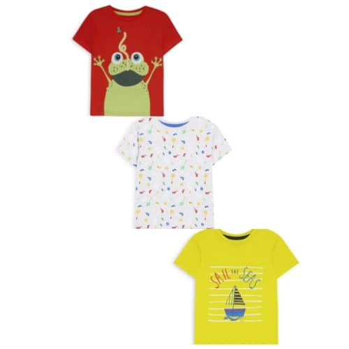 Toddler Monster T-shirts - Pack Of 3