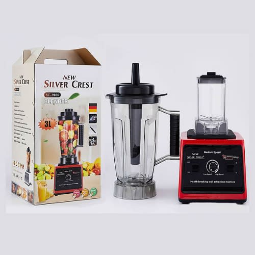 German 6 Blades Industrial Blender Double Cup -3ltrs - 8000W