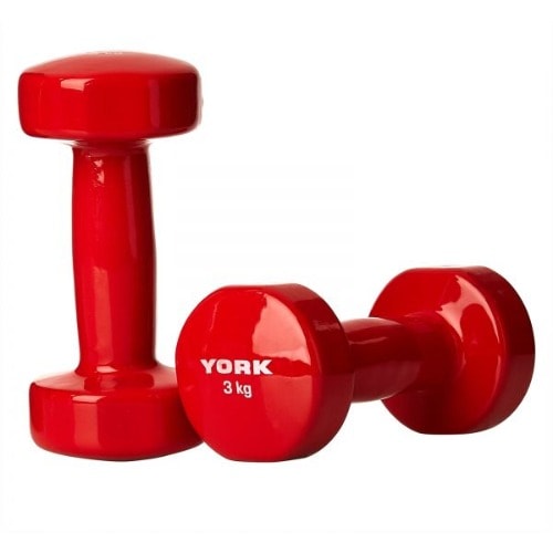 A Pir Of 3 Kg Fitness Dumbbells